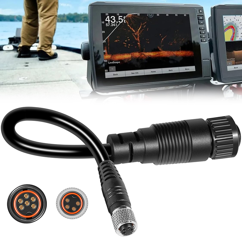 Fish Finder Cable - สายอะแดปเตอร์ MKR-US2-1 สายโซนาร์ 2 อเนกประสงค์ ใช้แทน
