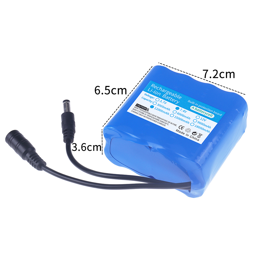 2S4P 18650 แบตเตอรี่ลิเธียม 7. - Fish Finder Battery บทวิจารณ์และราคา