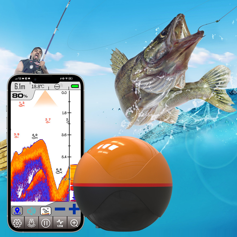 เครื่องหาปลาอัจฉริยะแบบสองความ - Fish Finder Battery บทวิจารณ์และราคา