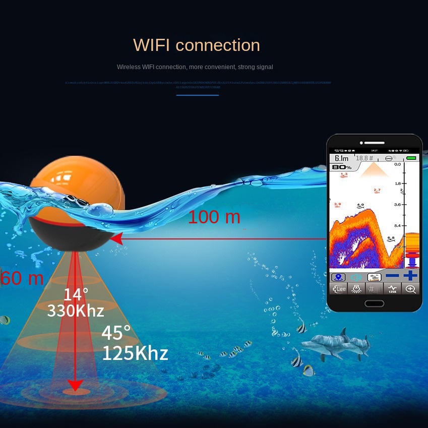 เครื่องหาปลาอัจฉริยะแบบสองความ - Fish Finder Battery บทวิจารณ์และราคา