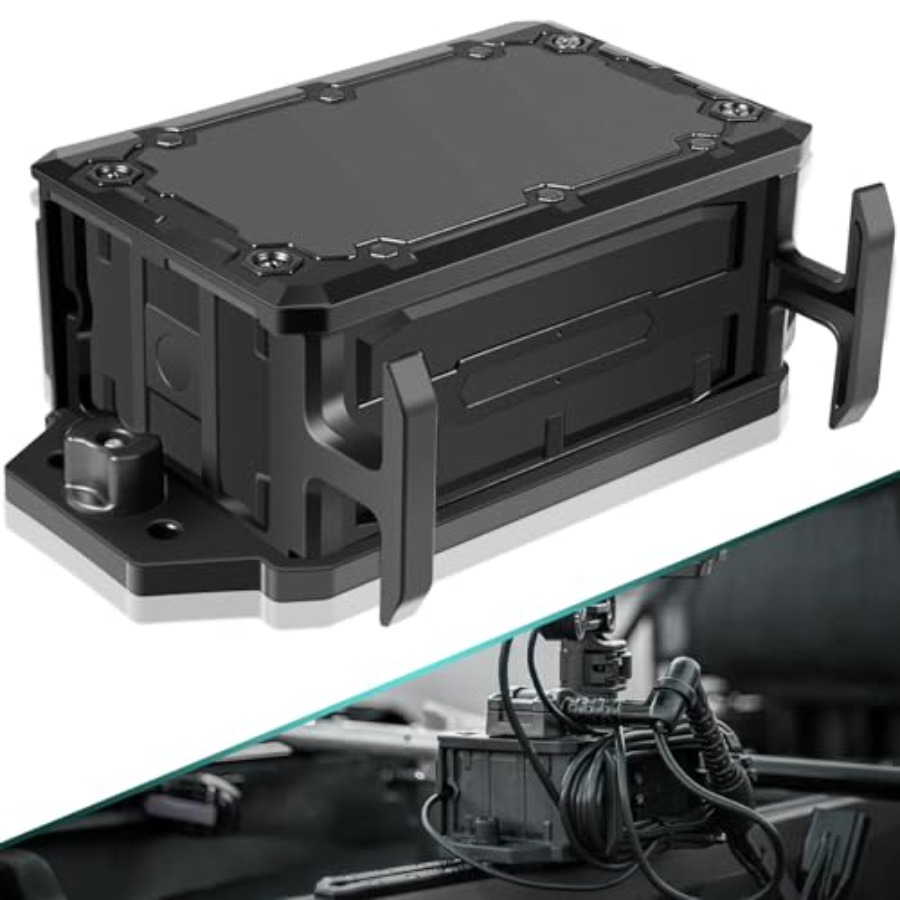 กล่องแบตเตอรี่แบบติดตั้งบนรางส - Fish Finder Mount บทวิจารณ์และราคา