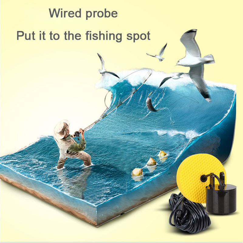 100M หน้าจอสีแบบมีสายแบบพกพา S - Fish Finder Portable บทวิจารณ์และราคา
