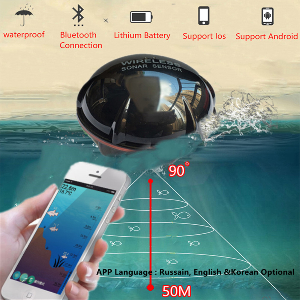 PUPOPAN 100M ยี่ห้อใหม่โทรศัพท - Fish Finder Cable บทวิจารณ์และราคา