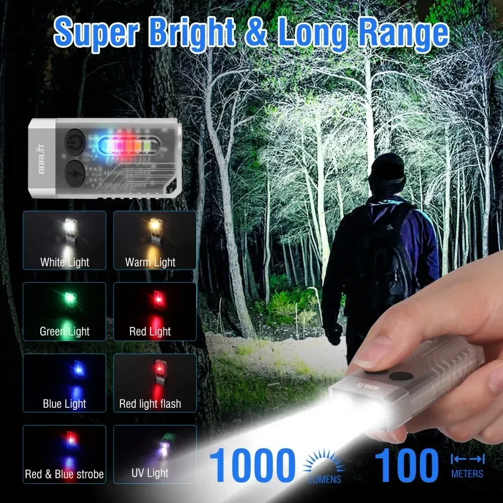 ไฟฉายพวงกุญแจ BORUiT V10 แบบ U - Fishing Light บทวิจารณ์และราคา