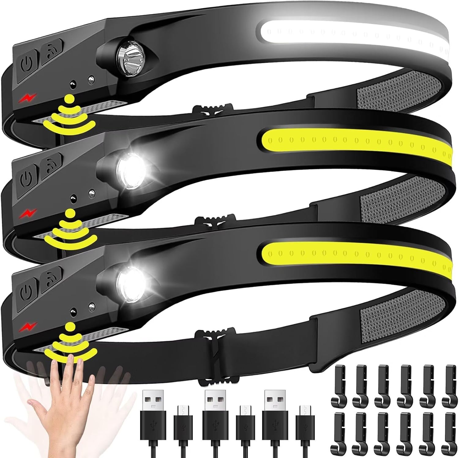 ไฟหน้าแบบเซนเซอร์ ไฟฉาย LED ไฟ - Fish Finder Battery บทวิจารณ์และราคา