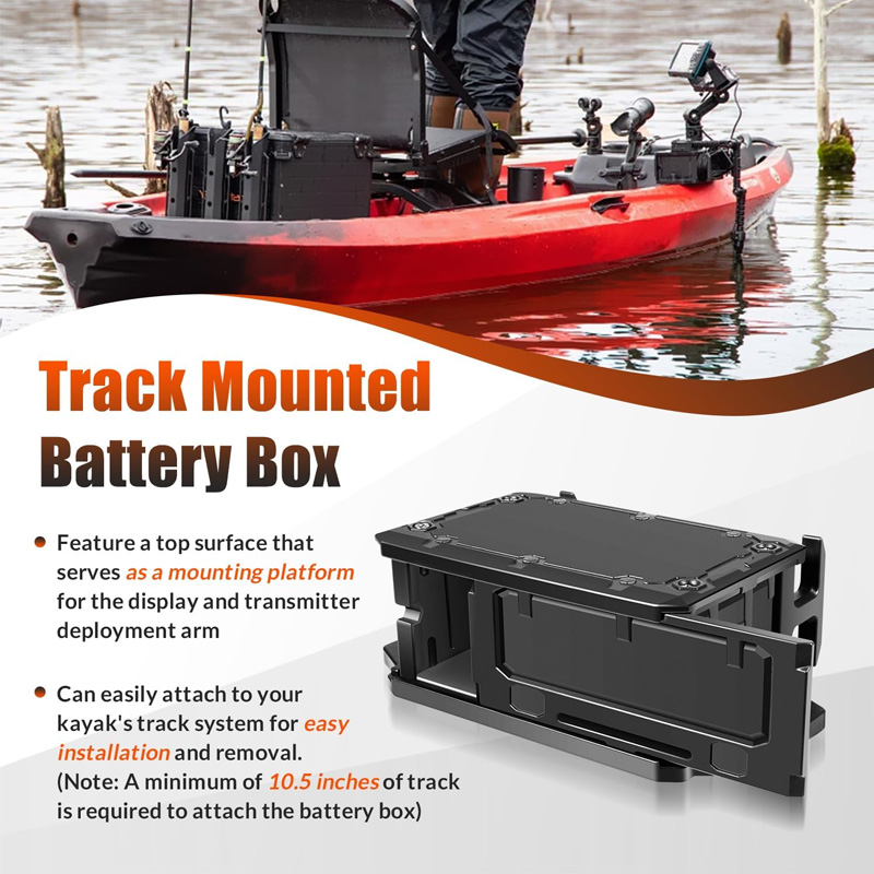 ติดตามกล่องแบตเตอรี่สําหรับ Fi - Fish Finder Mount บทวิจารณ์และราคา