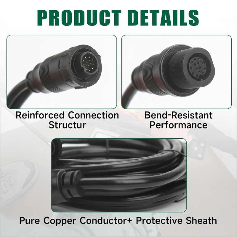 สายเคเบิลอะแดปเตอร์เครื่องหาปล - Fish Finder Cable บทวิจารณ์และราคา